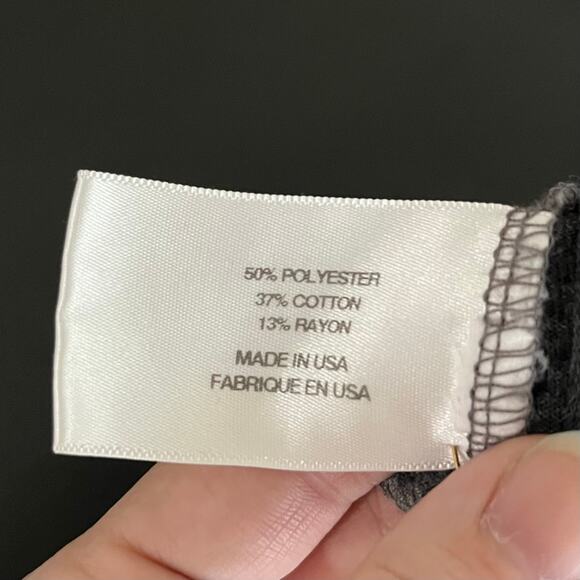 Pam & Gela Women’s Tank Top Size P Gray Open Back USA Casual Athleisure NWT - Picture 6 of 10